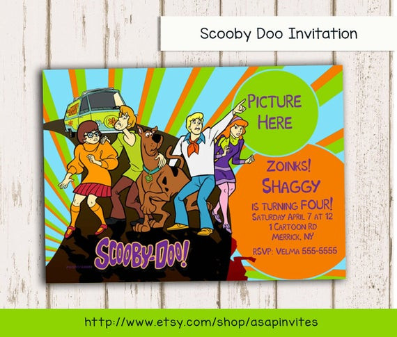 Scooby Doo Birthday Invitations
 SCOOBY DOO Invitation Scooby Birthday Invitation Birthday