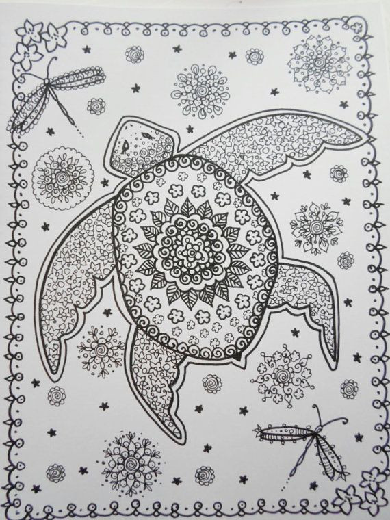 Sea Turtle Coloring Pages For Adults
 COLORING BOOK Sea TuRtLEs Coloring Book You be the ARTIST