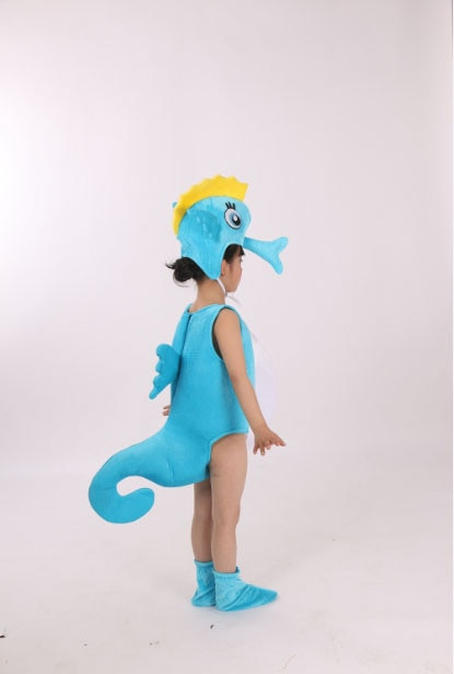 Seahorse Costume DIY
 Free shipping New children seahorse costume Kids