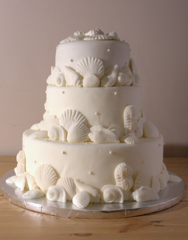 Seashell Wedding Cake
 Seashell Wedding Cake