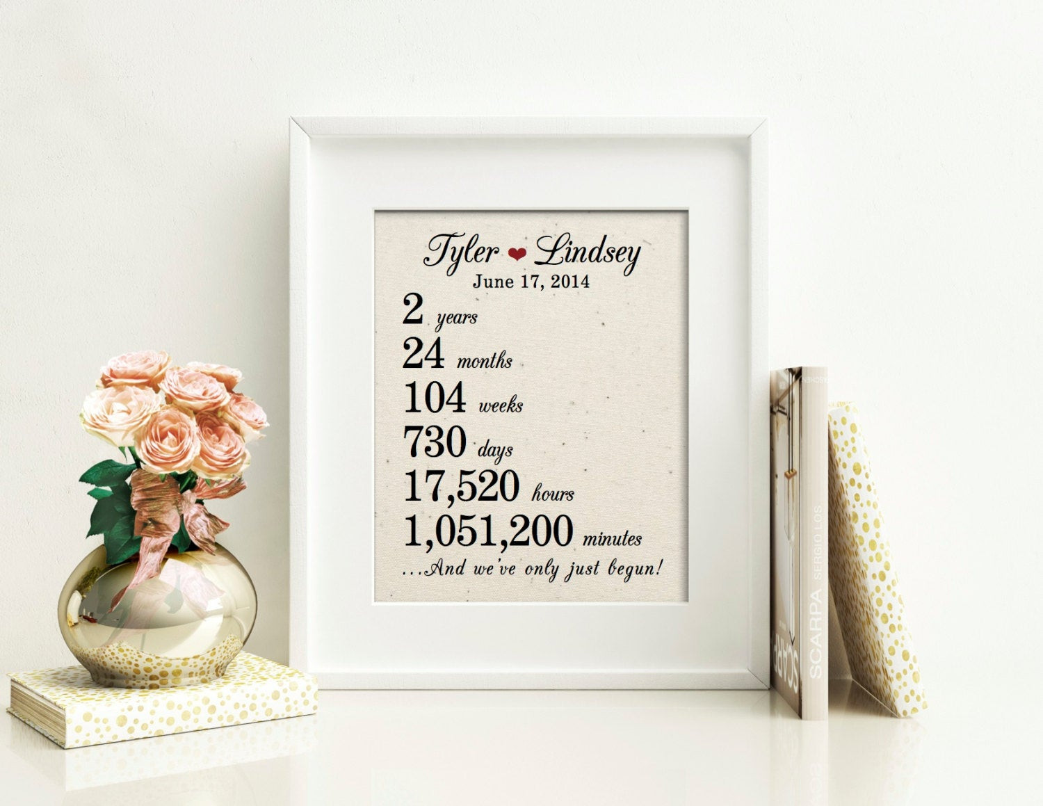 Second Wedding Anniversary Gift Ideas For Husband
 2nd Anniversary Gift Cotton Anniversary Gift for Husband