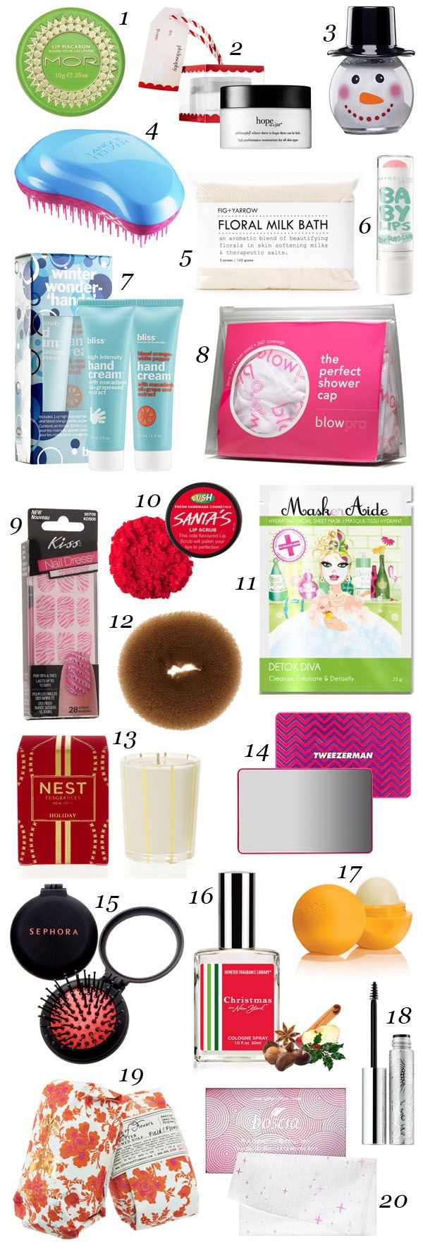 Secret Santa Gift Ideas For Girls
 20 Beauty Stocking Stuffer Ideas All $20 or Less