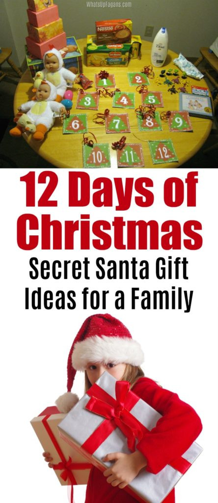 Secret Santa Gift Ideas For Girls
 12 Days of Christmas Secret Santa Gift Ideas