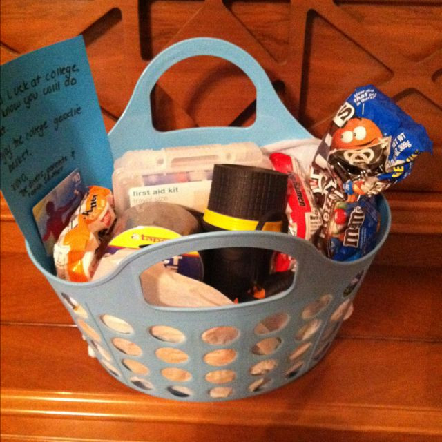 Senior Gift Basket Ideas
 Hs Senior t baskets for college tool kit first aid