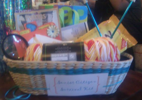Senior Gift Basket Ideas
 "Senior Citizen Survival Kit" t basket