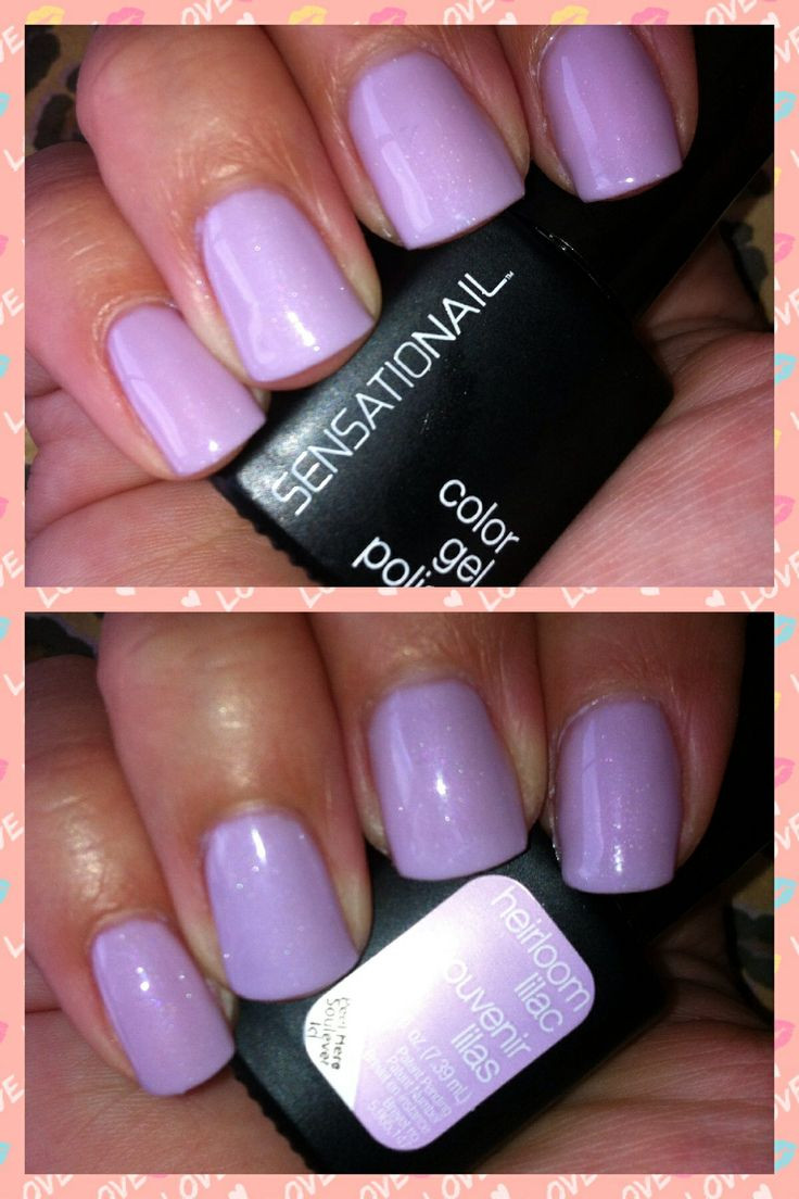 Sensational Nail Colors
 Heirloom Lilac SensatioNail Gel Polish love this color