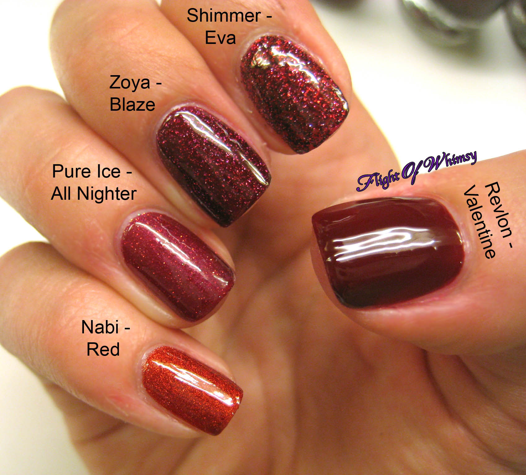 September Nail Colors
 Cacophony of Color Red