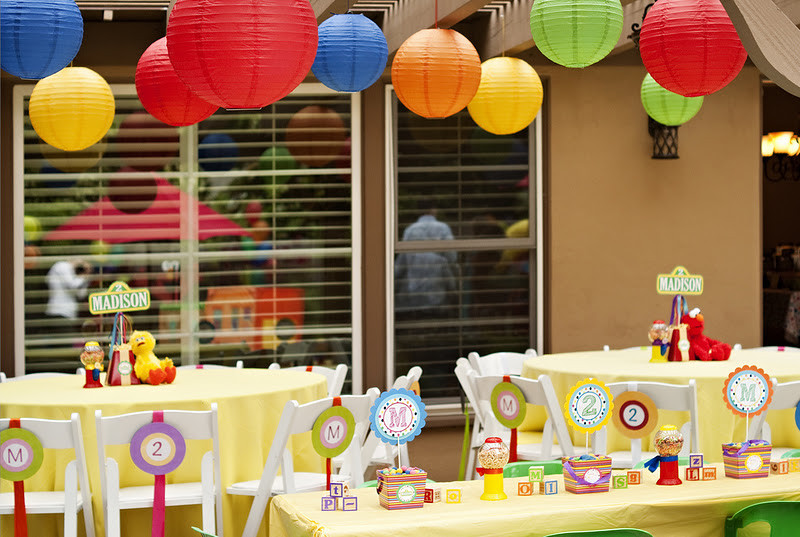 Sesame Street Centerpieces Birthday Party
 Kara s Party Ideas Sesame Street 2nd Birthday Party