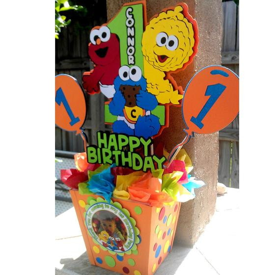 Sesame Street Centerpieces Birthday Party
 Items similar to Baby Sesame Street Centerpiece on Etsy