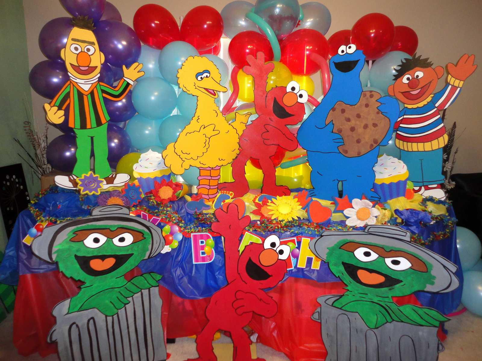 Sesame Street Centerpieces Birthday Party
 3 feet Sesame Street Birthday party and similar items