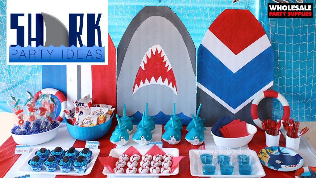 Shark Birthday Party Supplies
 Shark Party