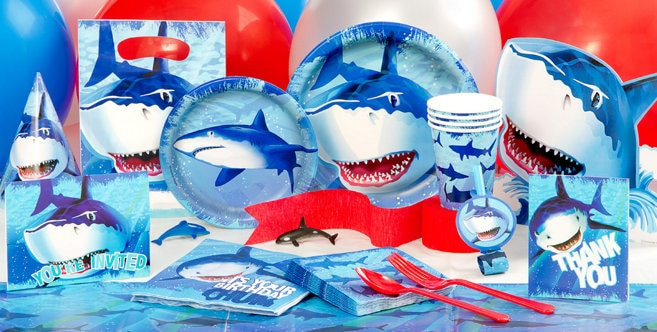 Shark Birthday Party Supplies
 Shark Party Supplies Shark Birthday Decorations Party City