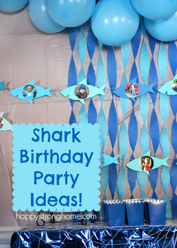Shark Birthday Party Supplies
 Shark Birthday Party Ideas