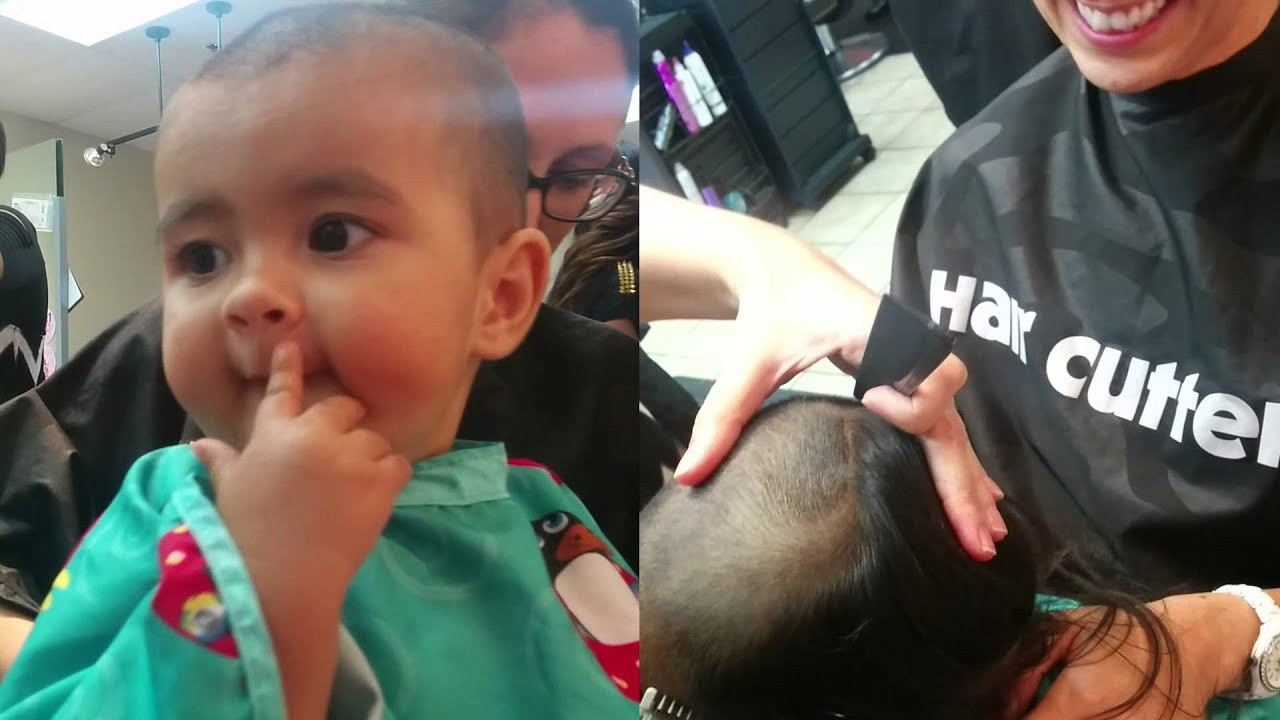 Shaving Baby Hair Good Or Bad
 Shaving Baby Mila s Head new hairstyle short hair