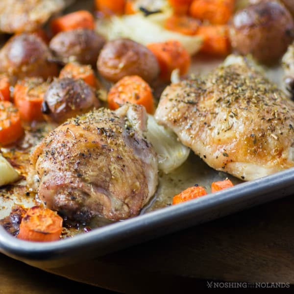 Sheet Pan Dinners Chicken Thighs
 Roasted Sheet Pan Chicken Thighs are simple to make yet