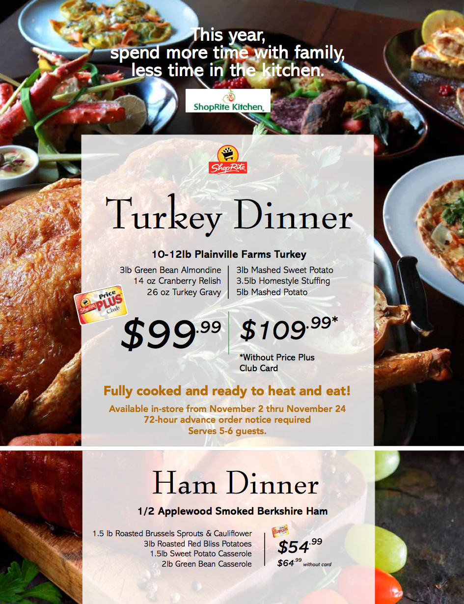 Shoprite Holiday Dinners
 Shoprite Turkey Dinner Campaign on Behance
