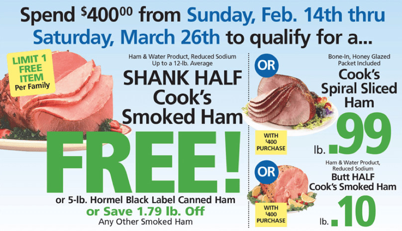 Shoprite Holiday Dinners
 ShopRite Holiday Dinner Promo Earn a FREE Turkey Ham