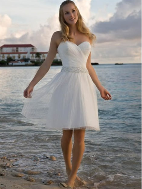 Short Beach Wedding Dresses
 Dream Wedding Place Beach Wedding Dress Styles