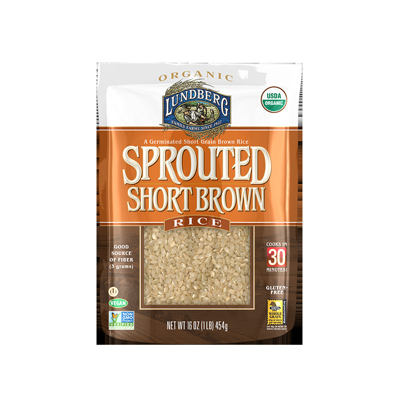 Short Grain Brown Rice Nutrition
 ORGANIC SPROUTED SHORT GRAIN BROWN RICE