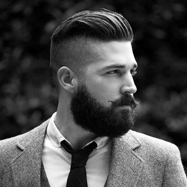 Short Hairstyle With Beard
 40 Crazy Mens Undercut Hairstyles with Beard