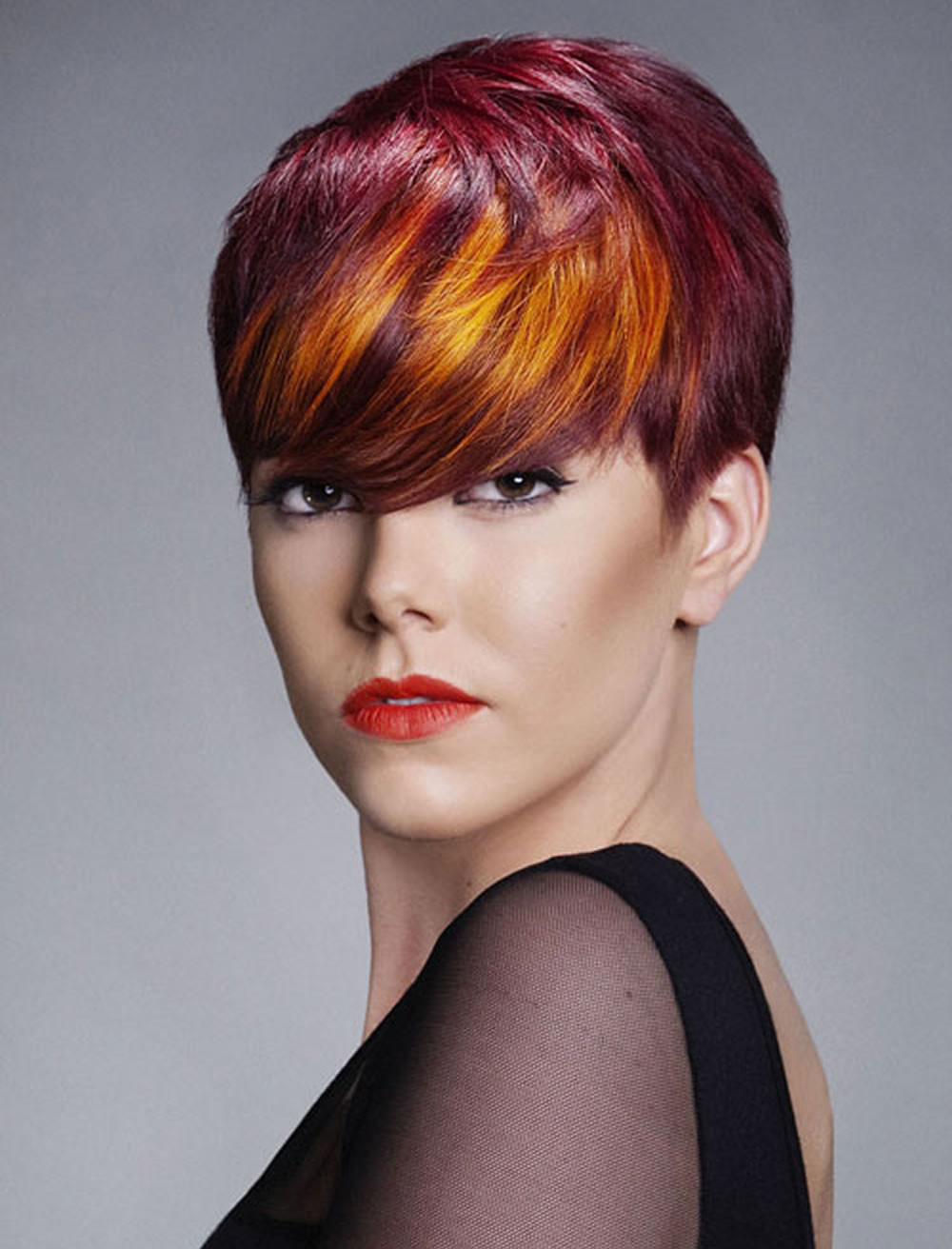 Short Hairstyles And Color
 Red Hair Color for Short Hairstyles