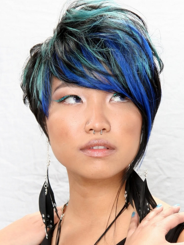 Short Hairstyles And Color
 Vibrant Hair Color Ideas 2012
