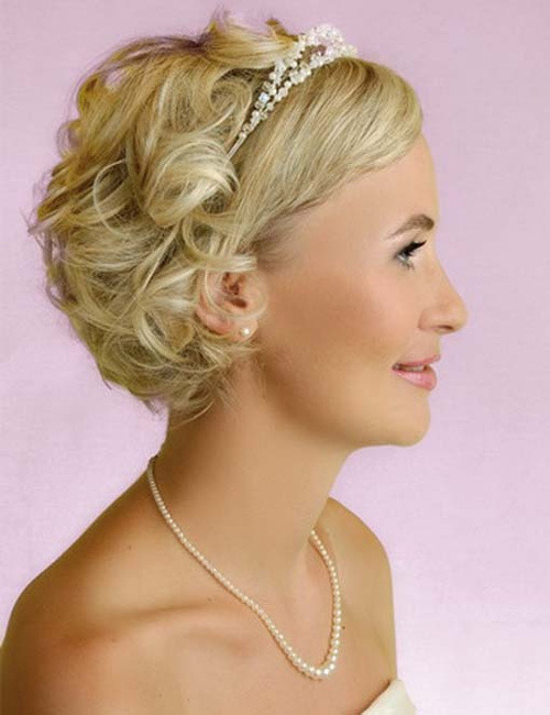 Short Hairstyles Bridesmaid
 Wedding Curly Hairstyles – 20 Best Ideas For Stylish Brides