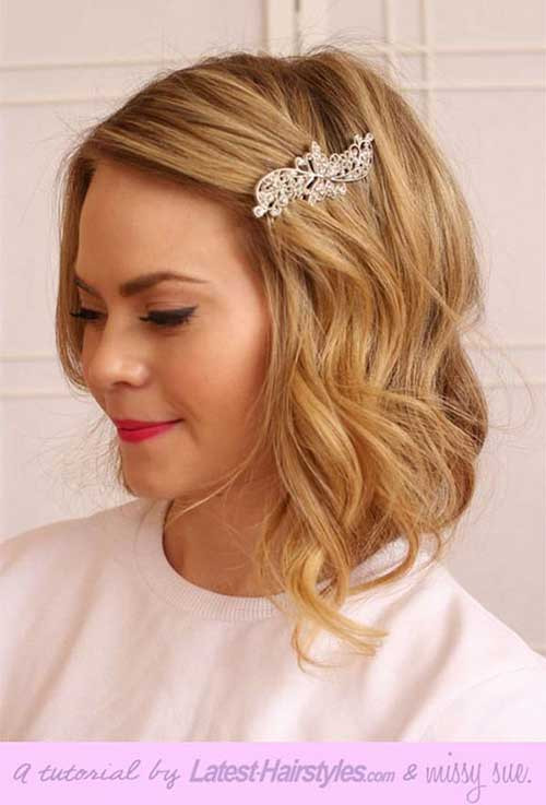 Short Hairstyles For Wedding Day
 20 New Wedding Styles for Short Hair