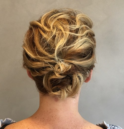 Short Hairstyles Updo
 60 Gorgeous Updos for Short Hair That Look Totally Stunning