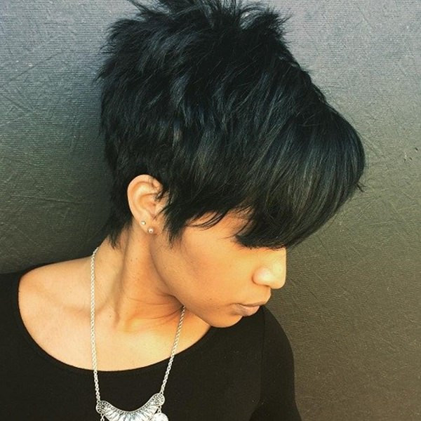 Short In The Front Long In The Back Black Hairstyles
 80 Amazing Short Hairstyles for Black Women Bun & Braids