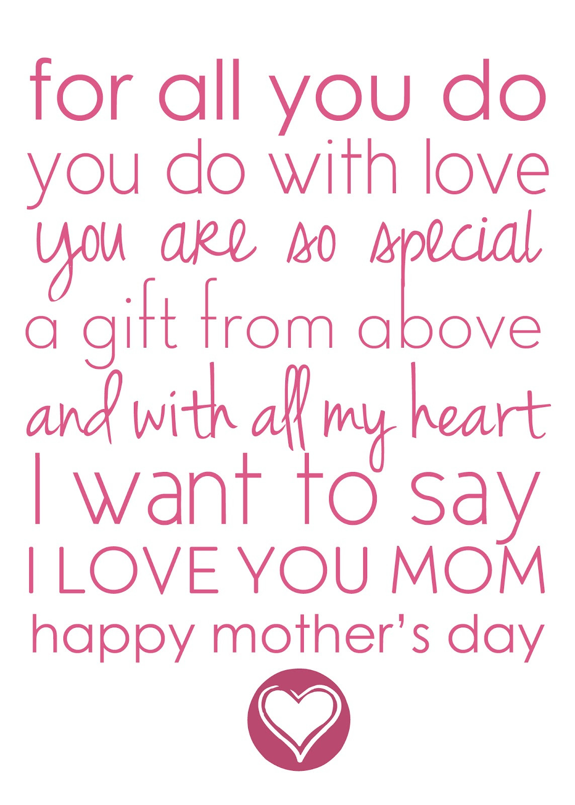 Short Mother Quote
 Best Mothers Day Poems – The WoW Style