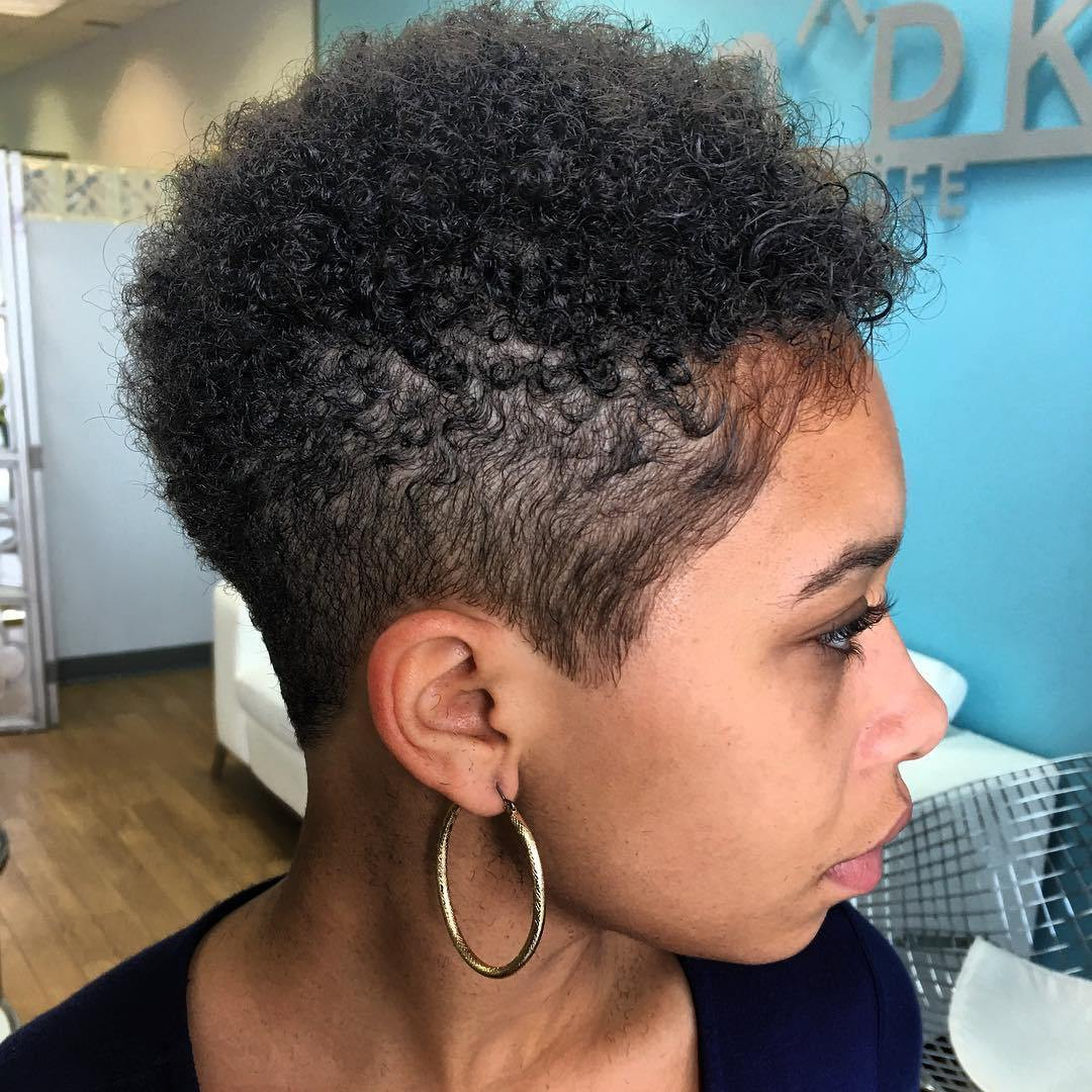 Short Natural Hair Cut
 40 Cute Tapered Natural Hairstyles for Afro Hair