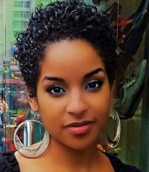 Short Natural Haircuts For Round Faces
 Short Hairstyles For Black Women With Round Faces
