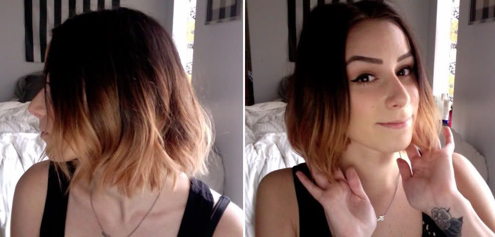 Short Ombre Hair DIY
 surprisingly easy to diy directions here