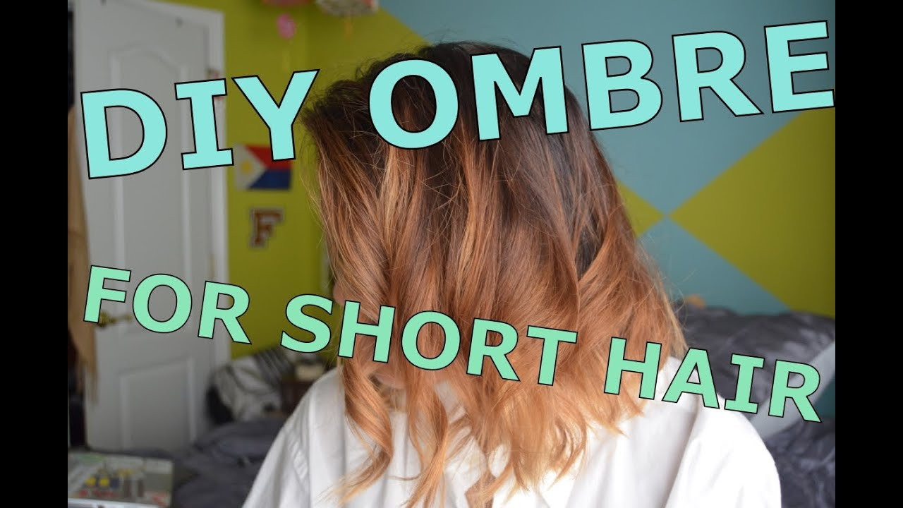 Short Ombre Hair DIY
 DIY Ombré for Short Hair