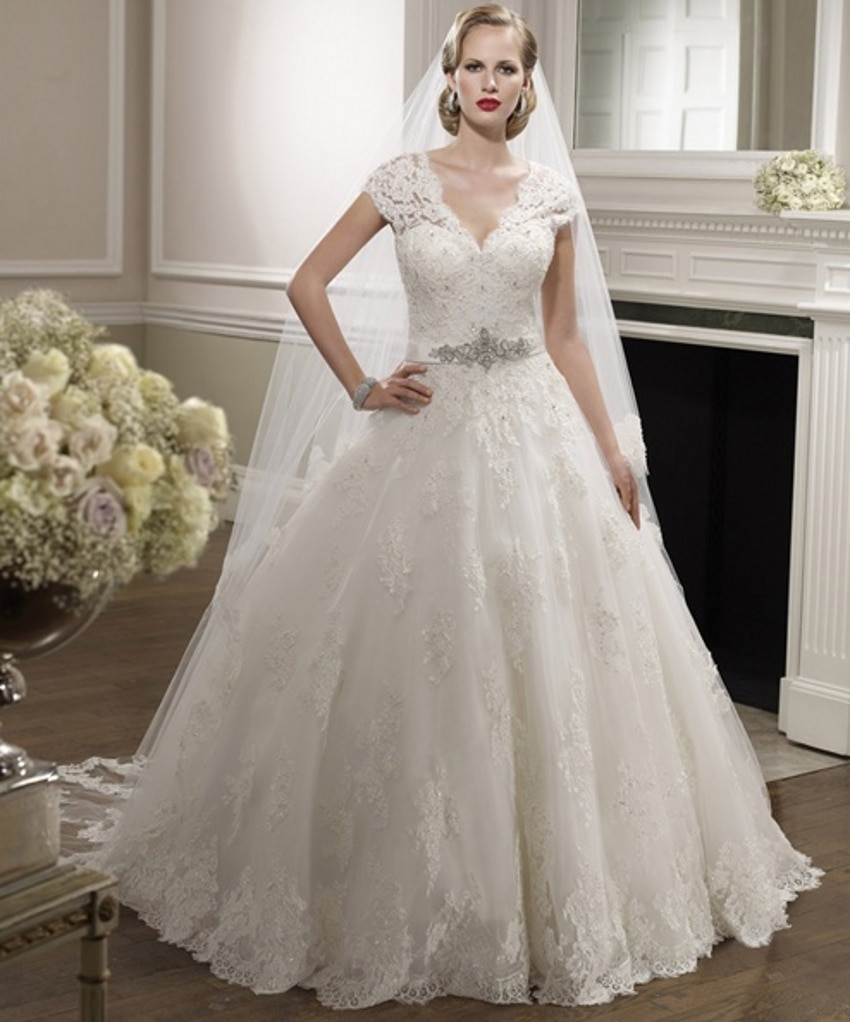 Short Sleeve Wedding Gown
 Aliexpress Buy Short Sleeve Beaded Lace Wedding
