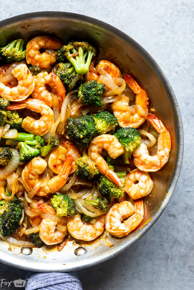 Shrimp And Broccoli Recipes
 Easy Broccoli and Shrimp Stir Fry Fox and Briar