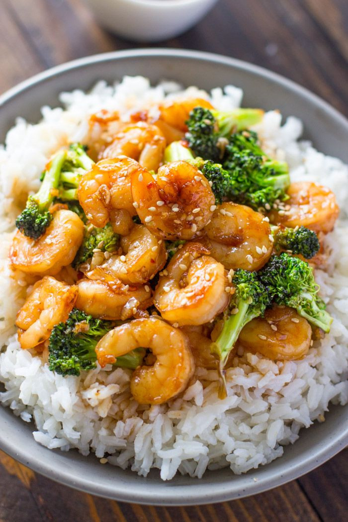 Shrimp And Broccoli Recipes
 Quick Honey Garlic Shrimp and Broccoli Recipe