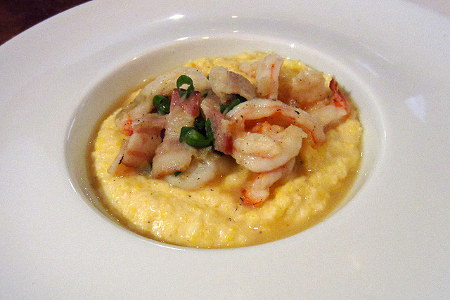 Shrimp And Cheddar Grits
 Wolf in Sheep s Clothing New Brunch on the Block