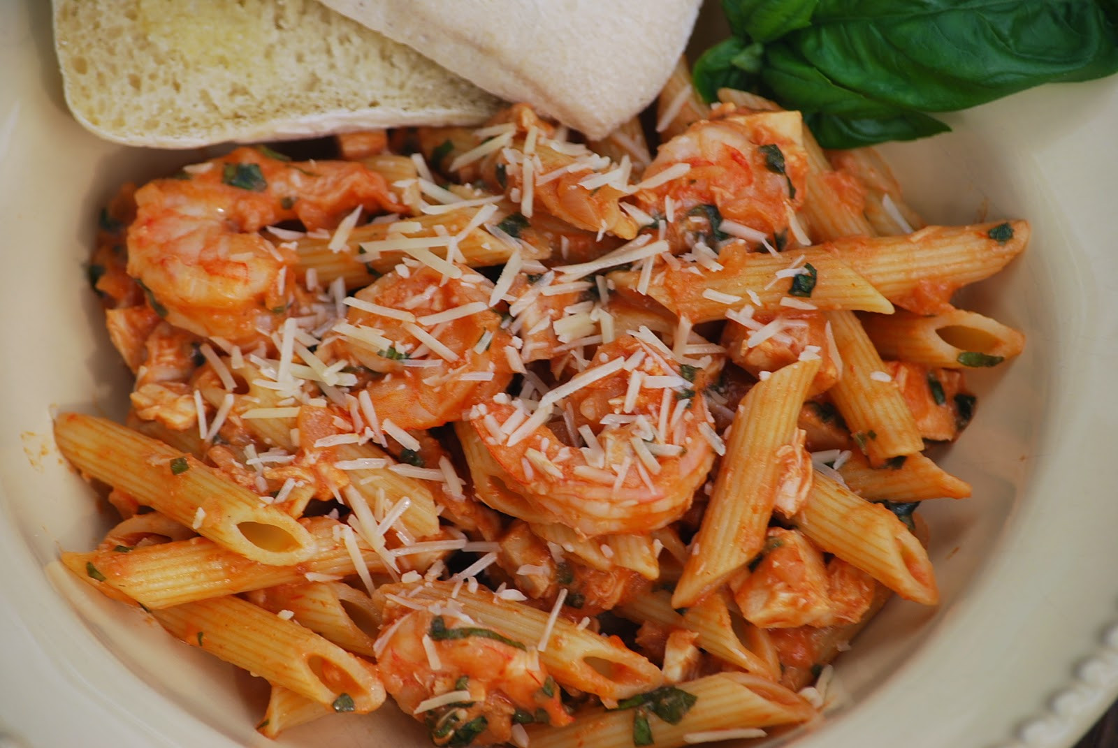 Shrimp And Chicken Pasta
 My story in recipes Shrimp and Chicken Pasta