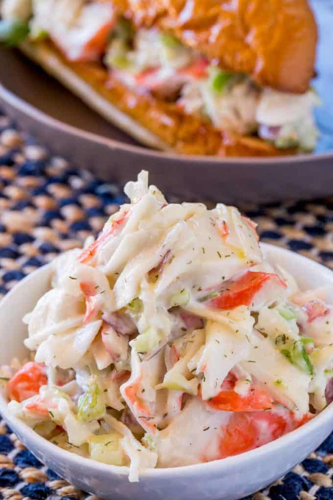 Shrimp And Crab Salad
 Crab Salad Seafood Salad Dinner then Dessert