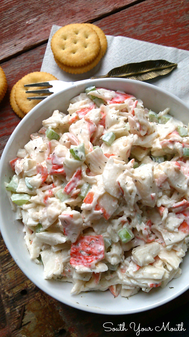 Shrimp And Crab Salad
 South Your Mouth Seafood Salad