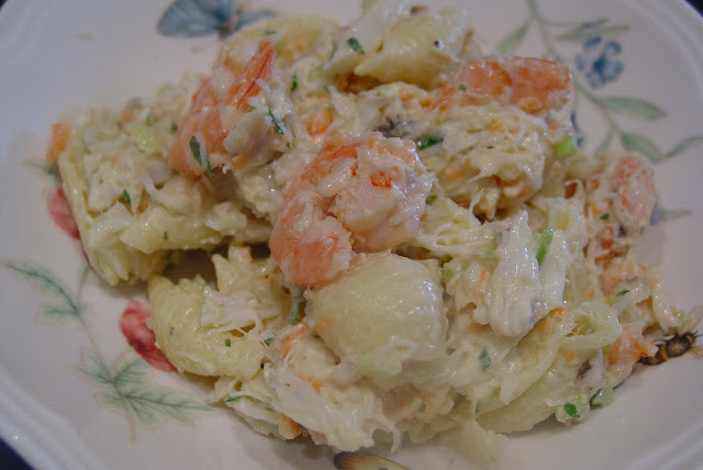 Shrimp And Crab Salad
 CRAB RECIPES A REALLY GOOD CRAB SHRIMP PASTA SALAD