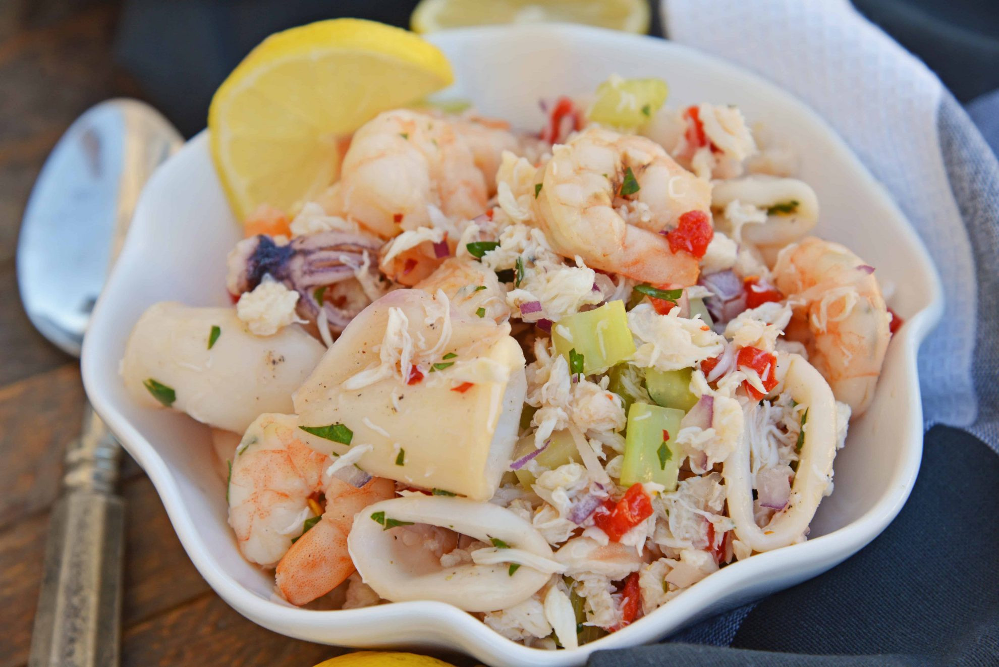 Shrimp And Crab Salad
 Italian Seafood Salad