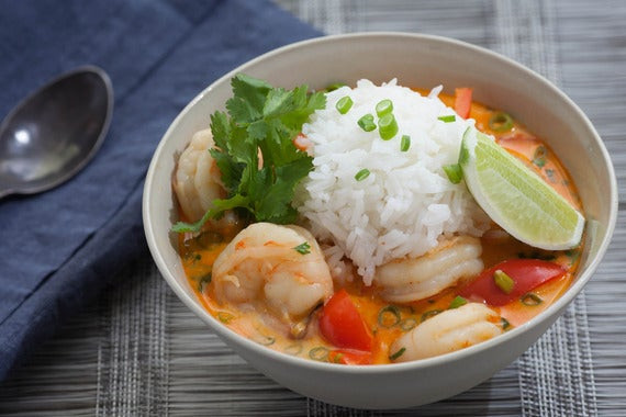 Shrimp And Rice Soup
 Recipe Thai Shrimp Soup with Coconut Lemongrass & Red