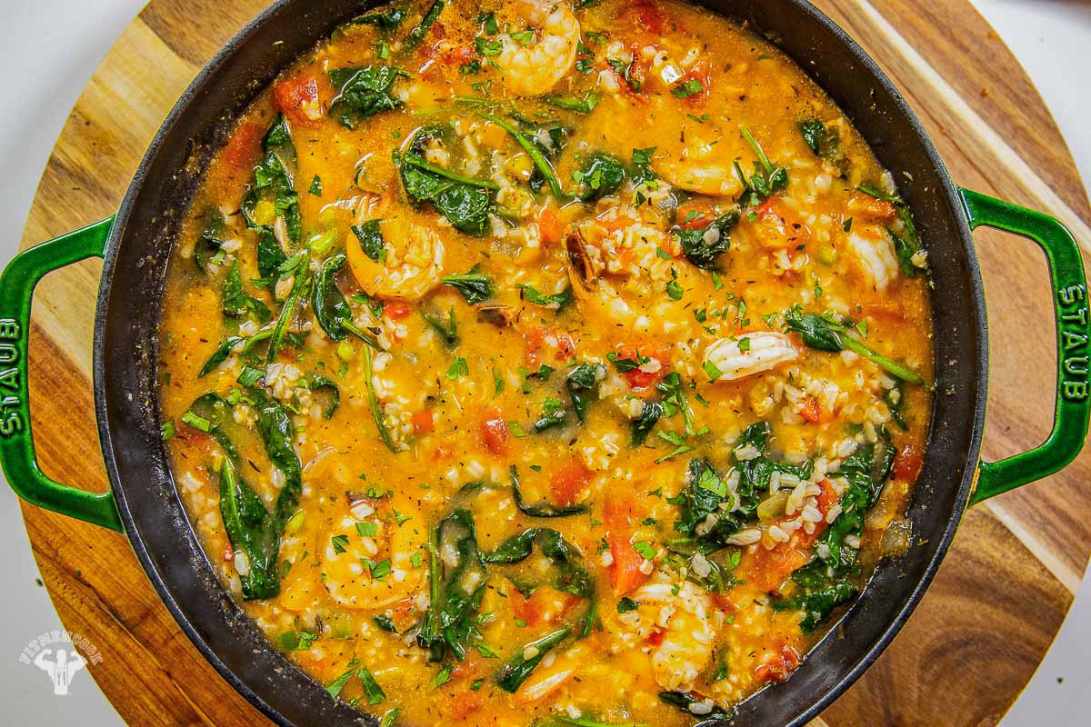 Shrimp And Rice Soup
 Mediterranean Shrimp Soup Recipe Fit Men Cook