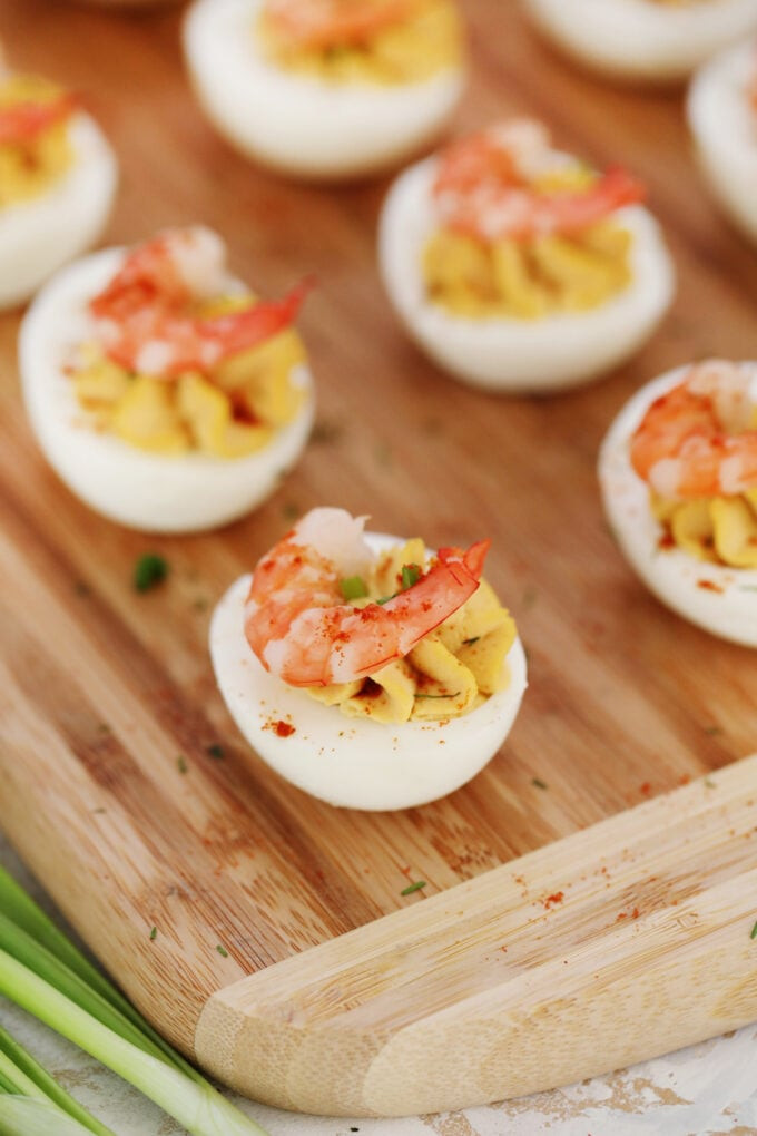 Shrimp Deviled Eggs Recipe
 Deviled Eggs with Old Bay Shrimp Recipe Sweet and Savory