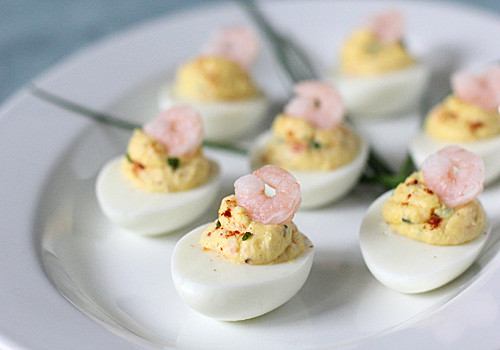 Shrimp Deviled Eggs Recipe
 The Galley Gourmet Shrimp Stuffed Deviled Eggs