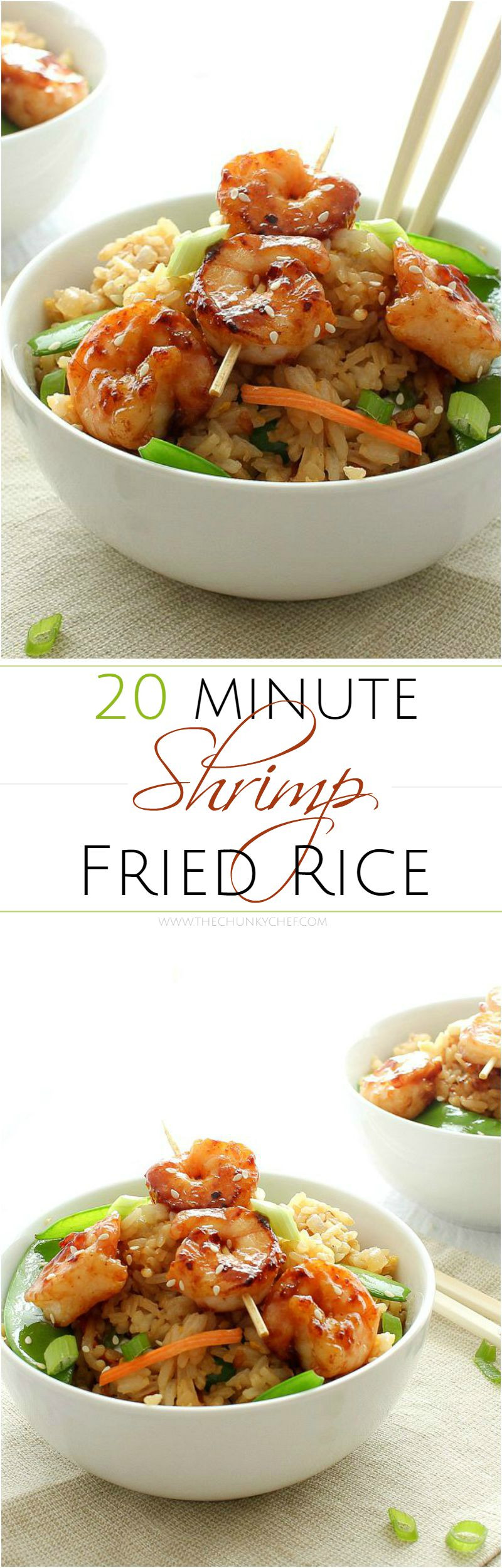 Shrimp Fried Rice Recipe Easy
 Easy 20 Minute Shrimp Fried Rice The Chunky Chef