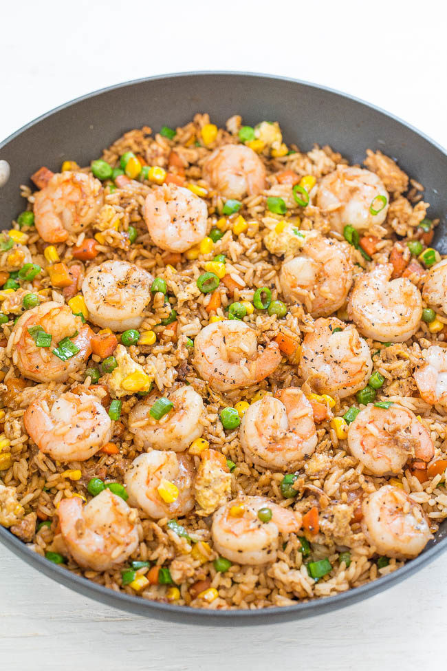 Shrimp Fried Rice Recipe Easy
 Easy Better Than Takeout Shrimp Fried Rice Averie Cooks